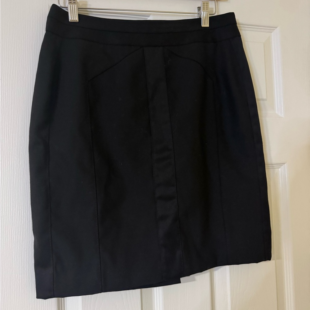 Ann Taylor Pencil Black Skirt Size 8